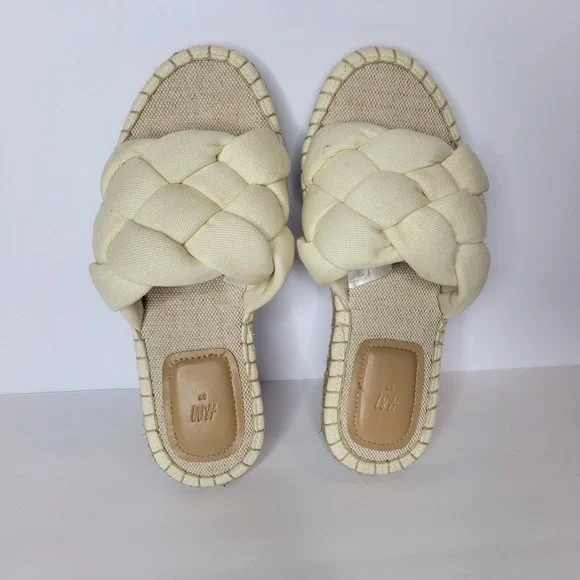 H&M Espadrille-Style Braided slides shoe - Picture 3 of 8